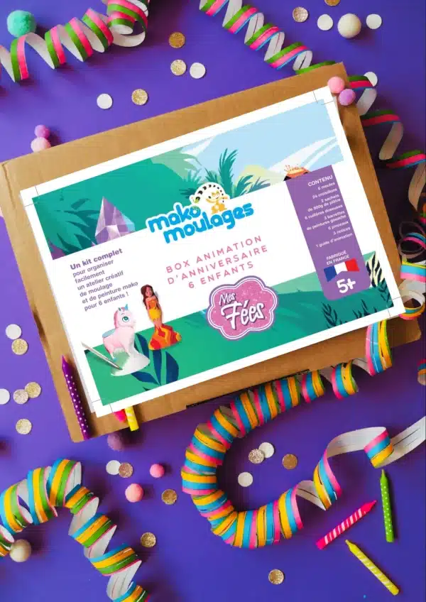 Mako Moulages Mako Moulages - Verjaardagsbox Voor 6 Kinderen Feetjes  Mako Speelgoed & Spellen Knutselen  Wijs west