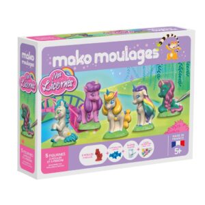 Mako Moulages Mako Moulages - Eenhoorn 5 Mallen Voor Sneldrogend Gips Set - Pakket L 3760012590995 Mako Speelgoed & Spellen Knutselen  Wijs west