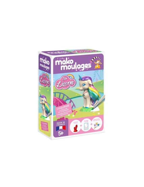 Mako Moulages Mako Moulages - Eenhoorn Regenboog 1 Mal Voor Sneldrogend Gips Set - Pakket S 3760012591084 Mako Speelgoed & Spellen Knutselen  Wijs west