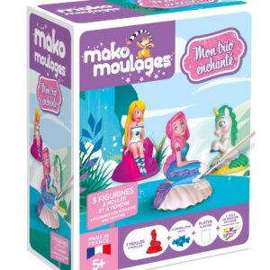 Mako Moulages Mako Moulages - Fee Zeemeermin En Eenhoorn 3 Mallen Set Voor Sneldrogend Gips 3760012591206 Mako Speelgoed & Spellen Knutselen  Wijs west