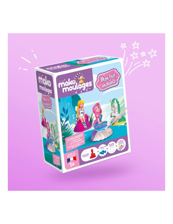 Mako Moulages Mako Moulages - Fee Zeemeermin En Eenhoorn 3 Mallen Set Voor Sneldrogend Gips 3760012591206 Mako Speelgoed & Spellen Knutselen  Wijs west