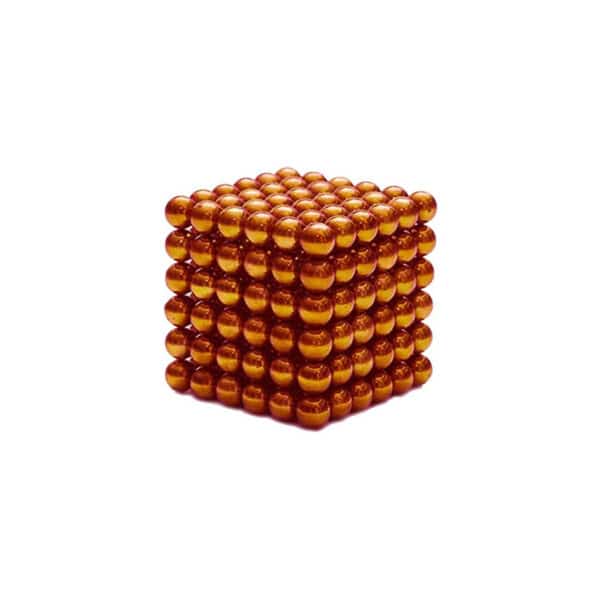Magneet balletjes - 216 stuks - oranje