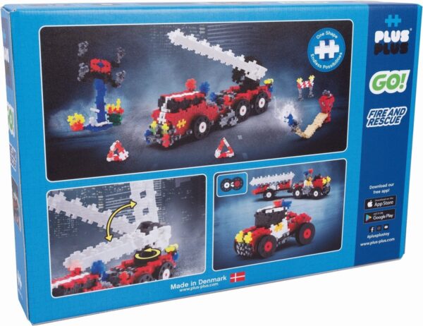 Plus Plus Plus Plus Go Fire En Rescue: 500 Stuks 5710409105262  Speelgoed & Spellen Bouwen  Wijs west