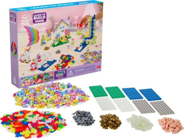 Plus Plus Plus Plus Learn To Build Pastel: 1200 Stuks 5710409104371  Speelgoed & Spellen Bouwen  Wijs west