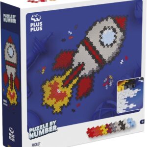 Plus Plus Plus Plus Puzzle By Number Raket: 500 Stuks 5710409107594  Speelgoed & Spellen Bouwen  Wijs west