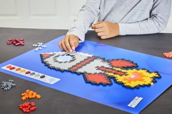 Plus Plus Plus Plus Puzzle By Number Raket: 500 Stuks 5710409107594  Speelgoed & Spellen Bouwen  Wijs west