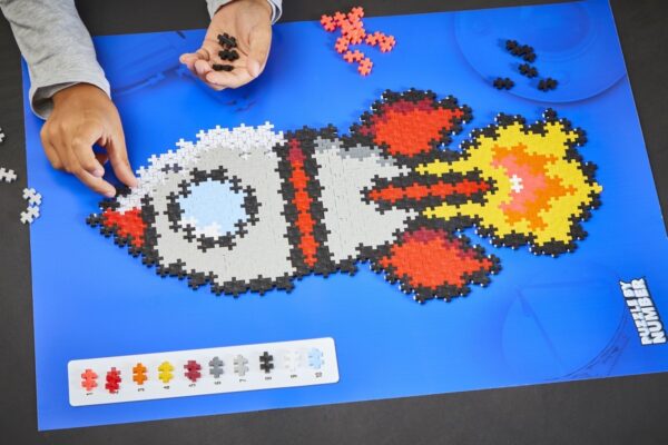 Plus Plus Plus Plus Puzzle By Number Raket: 500 Stuks 5710409107594  Speelgoed & Spellen Bouwen  Wijs west