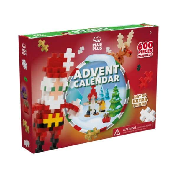 Plus Plus Plus Plus Advent Calendar - Santas World Christmas 5710409109130  Speelgoed & Spellen Bouwen  Wijs west