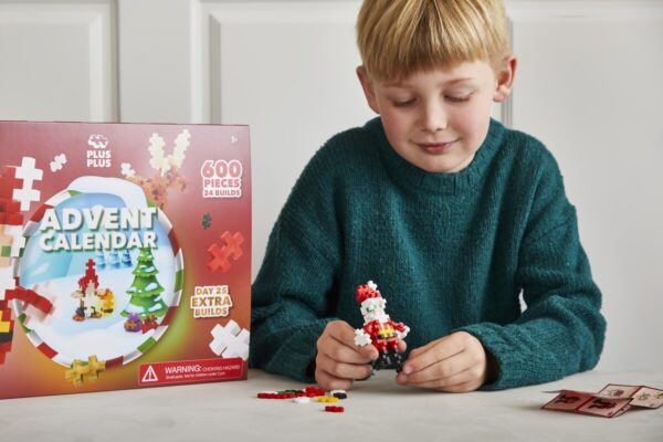 Plus Plus Plus Plus Advent Calendar - Santas World Christmas 5710409109130  Speelgoed & Spellen Bouwen  Wijs west