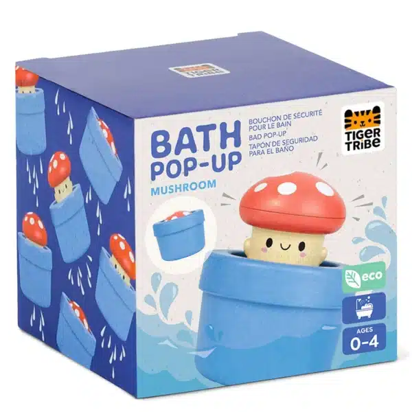 Tiger Tribe Bath Pop-Up - Mushroom