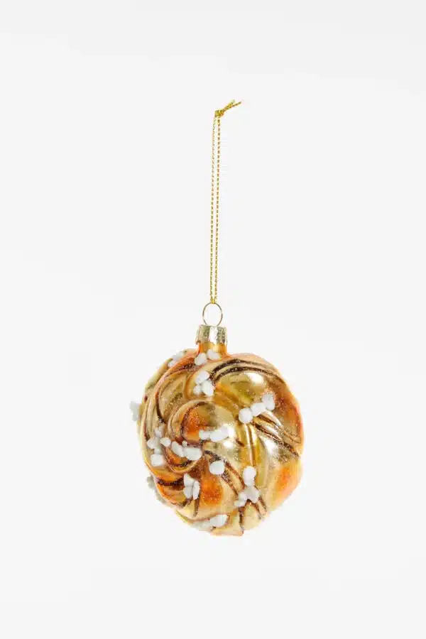 Yup in de Boom Yup in de Boom Kaneelbroodje Kerstbal 8721008354705 Yup AW25 Home & Living Feest Kerst Wijs west