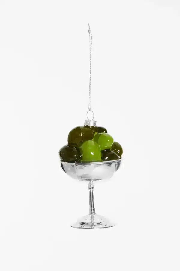 Yup in de Boom Yup in de Boom Coupe Olijven Kerstbal 8721008354606 Yup AW25 Home & Living Feest Kerst Wijs west
