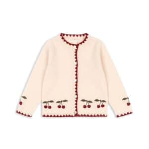 Konges Sløjd Konges Sløjd Aps Collette Cardigan Off White 5715681167229 Konges AW25 Kleding & Accessoires Sweaters & Truien  Wijs west