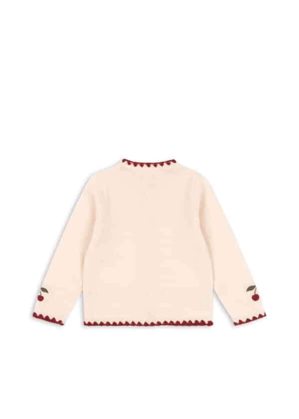 Konges Sløjd Konges Sløjd Aps Collette Cardigan Off White 5715681167229 Konges AW25 Kleding & Accessoires Sweaters & Truien  Wijs west