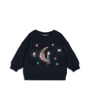 Konges Sløjd Konges Sløjd Aps Loupy Lou Sweat Shirt Ocs Dark Navy 5715681154915 Konges AW25 Kleding & Accessoires Sweaters & Truien  Wijs west