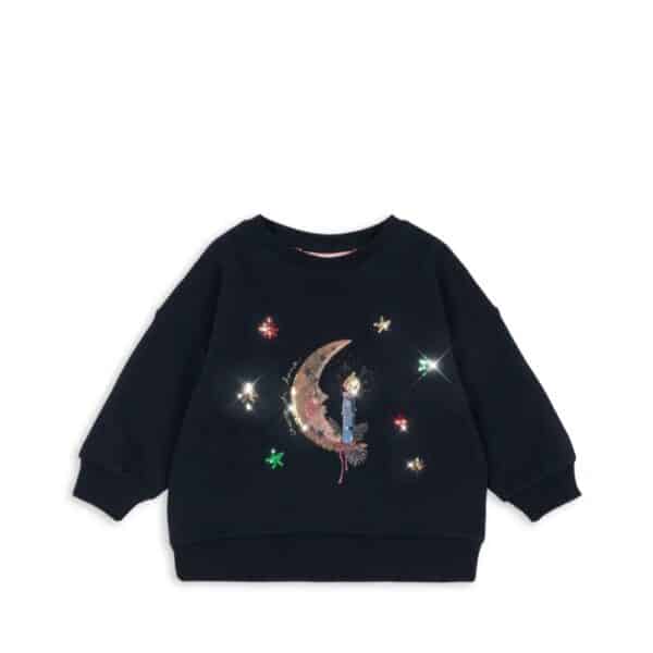 Konges Sløjd Konges Sløjd Aps Loupy Lou Sweat Shirt Ocs Dark Navy 5715681154915 Konges AW25 Kleding & Accessoires Sweaters & Truien  Wijs west