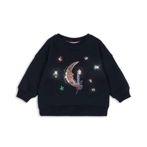 Konges Sløjd Konges Sløjd Aps Loupy Lou Sweat Shirt Ocs Dark Navy 5715681154915 Konges AW25 Kleding & Accessoires Sweaters & Truien  Wijs west