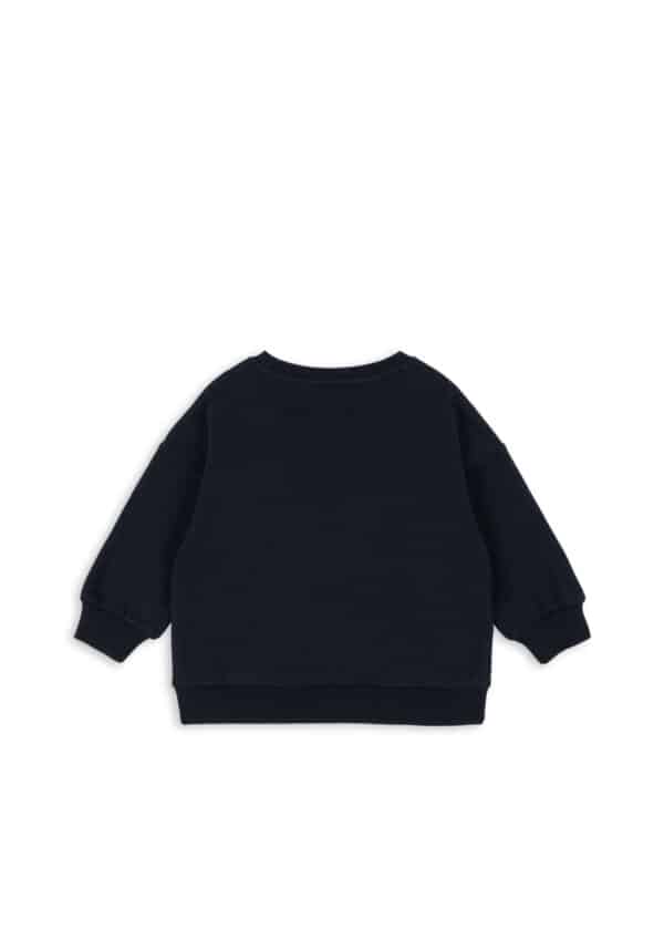 Konges Sløjd Konges Sløjd Aps Loupy Lou Sweat Shirt Ocs Dark Navy 5715681154915 Konges AW25 Kleding & Accessoires Sweaters & Truien  Wijs west