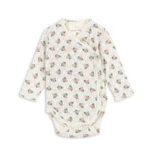 Konges Sløjd Konges Sløjd Minnie Newborn Body Gots Verona Blues 5715681156759 Konges aw25 Kleding & Accessoires Baby Rompers Wijs west