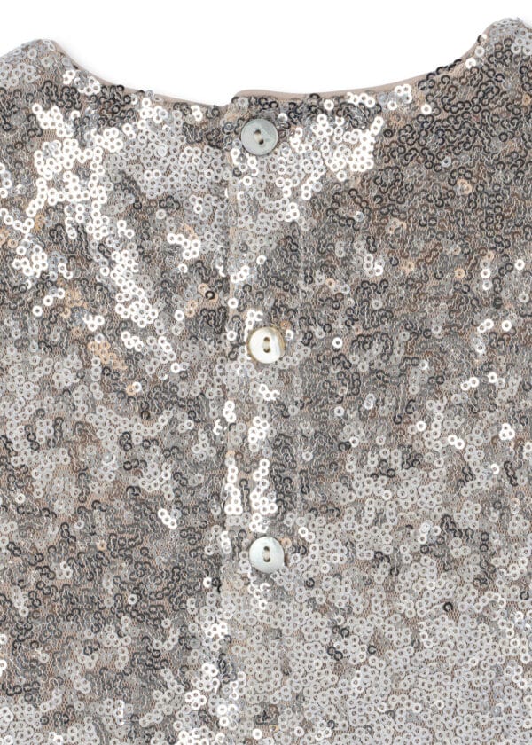Konges Sløjd Konges Sløjd Aps Starla Star Dust Dress Star Sequin Silver 5715681160213 Konges AW25 Kleding & Accessoires Rokjes & Jurkjes  Wijs west