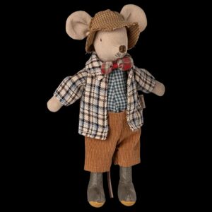 Maileg Maileg Opa-muis 5707304149057 Maileg25 Speelgoed & Spellen Spelen: Pretend & Play Poppen Wijs west