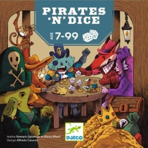 Djeco Pirates 'N' Dice - Fsc Mix 3070900008304 DjecoNov25 Speelgoed & Spellen Spellen  Wijs west