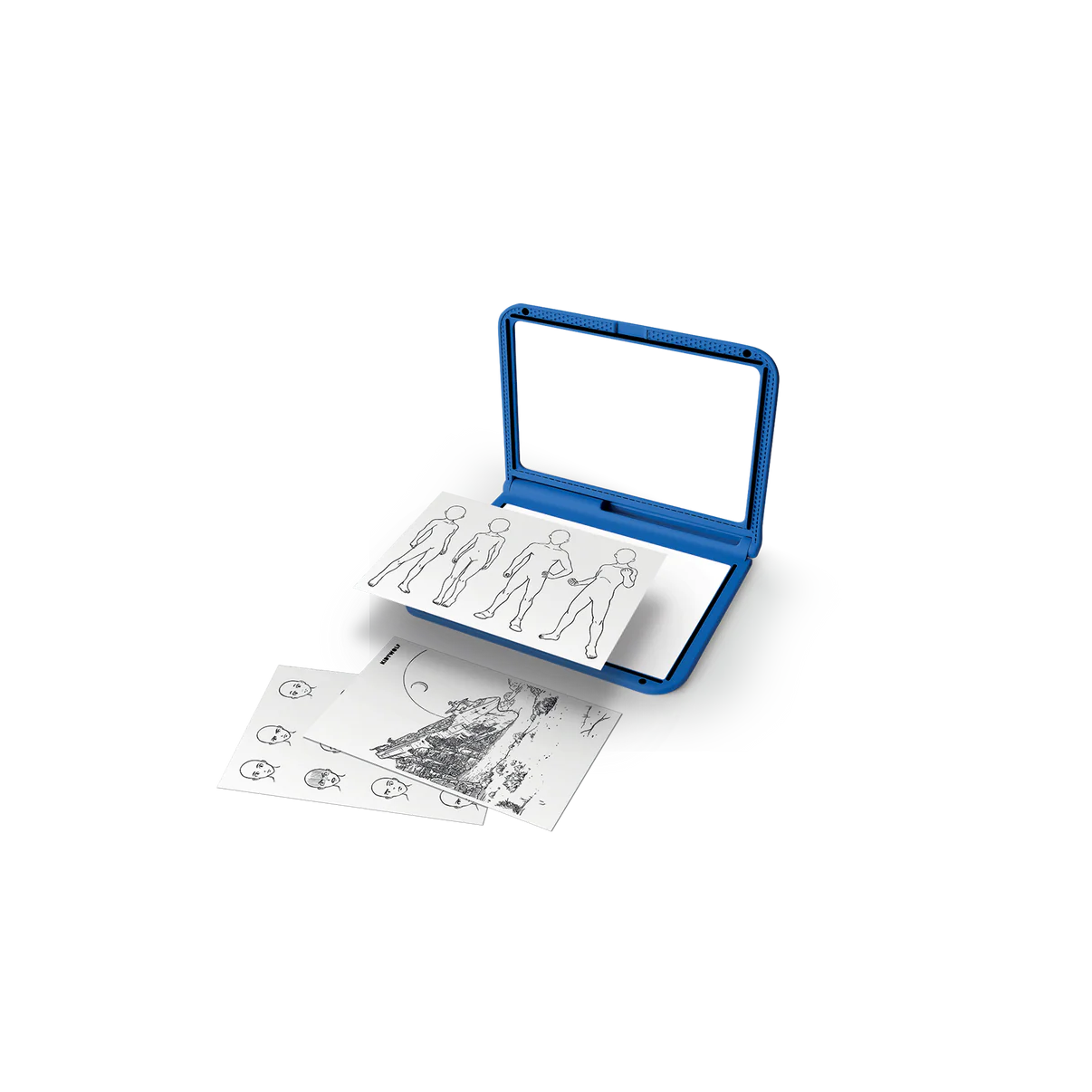 KidyWolf KIDYDRAW-PRO mobiele en lichtgevende tablet Blauw - Manga