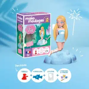 Mako Moulages Mako Moulages - Eenhoorn Lila 1 Mal Voor Sneldrogend Gips Set - Pakket S 3760012591121 Mako Speelgoed & Spellen Knutselen  Wijs west