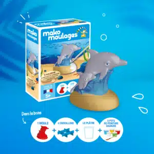Mako Moulages Mako Moulages - Eenhoorn Lila 1 Mal Voor Sneldrogend Gips Set - Pakket S 3760012591121 Mako Speelgoed & Spellen Knutselen  Wijs west