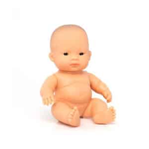 Miniland Babypop Aziatische Meisje – 21 cm
