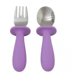 Tress Happy Tableware Tress Tableware Kids The Spoon & Fork Lovely Lilac 8721161864172 Tress Verzorging Eten & Drinken  Wijs west