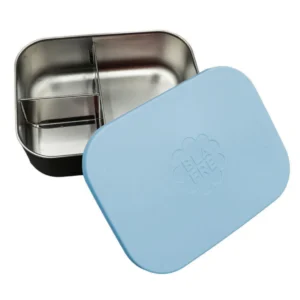 Blafre RVS Lunchbox met Siliconen Deksel – Blauw