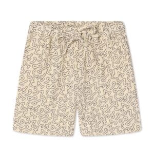 Fliink Fliink Elmo Shorts Coffee Bean / Sandshell 5715435135917 SS26 Fliink Kleding & Accessoires Broeken Korte Broeken Wijs west