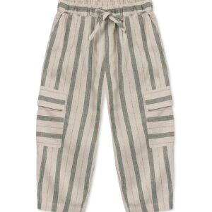 Fliink Fliink Vira Cargo Pant Hedge Green / Sandshell 5715435123068 SS26 Fliink Kleding & Accessoires Broeken Korte Broeken Wijs west