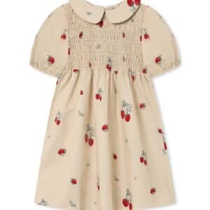 Fliink Fliink Elma Ss Dress Sandshell Aop 5715435135412 SS26 Fliink Kleding & Accessoires Rokjes & Jurkjes  Wijs west