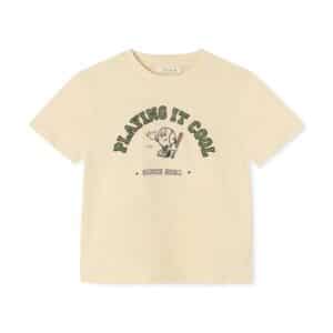 Fliink Fliink Sommer Cool T-Shirt Sandshell 5715435131063 SS26 Fliink Kleding & Accessoires Shirts T-shirts Wijs west