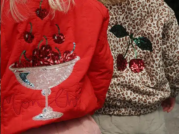 Konges Sløjd Juno Printed Sequin Bomber Jacket Leo