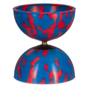 Diabolo gemarmerd Rainbow - Rood/Blauw