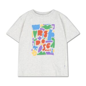 Repose AMS Repose Ams 55. Tee Shirt Light Mixed Cream 8721449007062 Repose SS26 Kleding & Accessoires Shirts T-shirts Wijs west