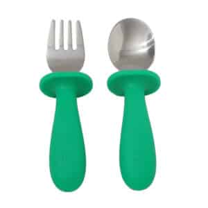 Tress Tableware Kids The Spoon & Fork Bright Green