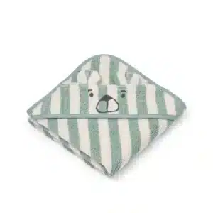 Liewood Albert Hooded Towel Peppermint / Creme De La Creme