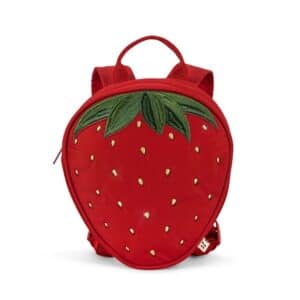 Konges Sløjd Konges Sløjd Strawberry Mini Backpack Strawberry 5715681177105 Konges SS26 Kleding & Accessoires Tassen & Rugzakken  Wijs west