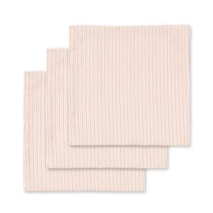 Konges Sløjd Konges Sløjd 3 Pack Muslin Cloth Gots Stripie Petite Rose 5715681178805 Konges SS26 Verzorging Swaddles  Wijs west