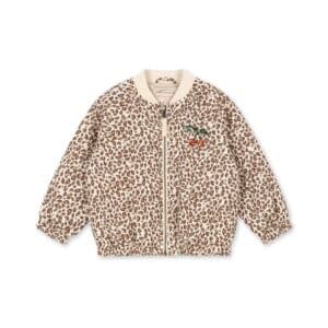 Konges Sløjd Konges Sløjd Juno Printed Sequin Bomber Jacket Leo 5715681201312 Konges SS26 Kleding & Accessoires Jassen  Wijs west