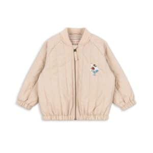 Konges Sløjd Konges Sløjd Juno Sequin Bomber Jacket Ice Cream 5715681201473 Konges SS26 Kleding & Accessoires Jassen  Wijs west