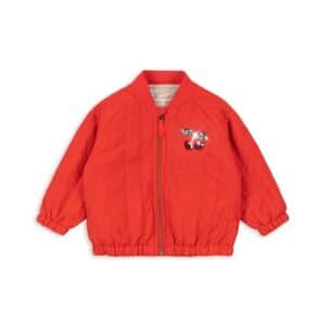 Konges Sløjd Konges Sløjd Juno Sequin Bomber Jacket Fiery Red 5715681201572 Konges SS26 Kleding & Accessoires Jassen  Wijs west
