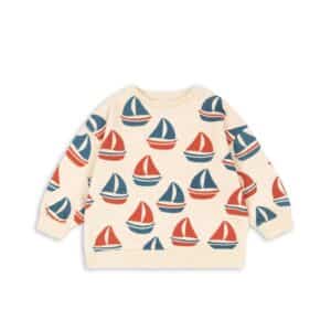 Konges Sløjd Konges Sløjd Loupy Lou Sweat Shirt Ocs Ahoy 5715681226971 Konges SS26 Kleding & Accessoires Shirts  Wijs west