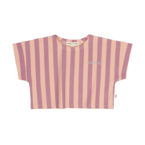 House of Jamie House of Jamie Relaxed Tee Violet Bellini Stripes 8719654186726 HOJ SS26 Kleding & Accessoires Shirts T-shirts Wijs west