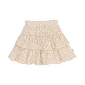House of Jamie House of Jamie Ruffled Rok Beige Leopard 8719654187389 HOJ SS26 Kleding & Accessoires Rokjes & Jurkjes  Wijs west