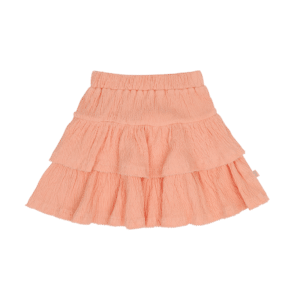 House of Jamie House of Jamie Ruffled Rok Bellini Rose 8719654187266 HOJ SS26 Kleding & Accessoires Rokjes & Jurkjes  Wijs west